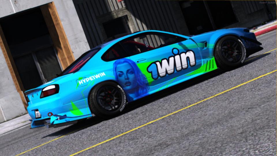 1Win branding inside GTA during the metaverse activation