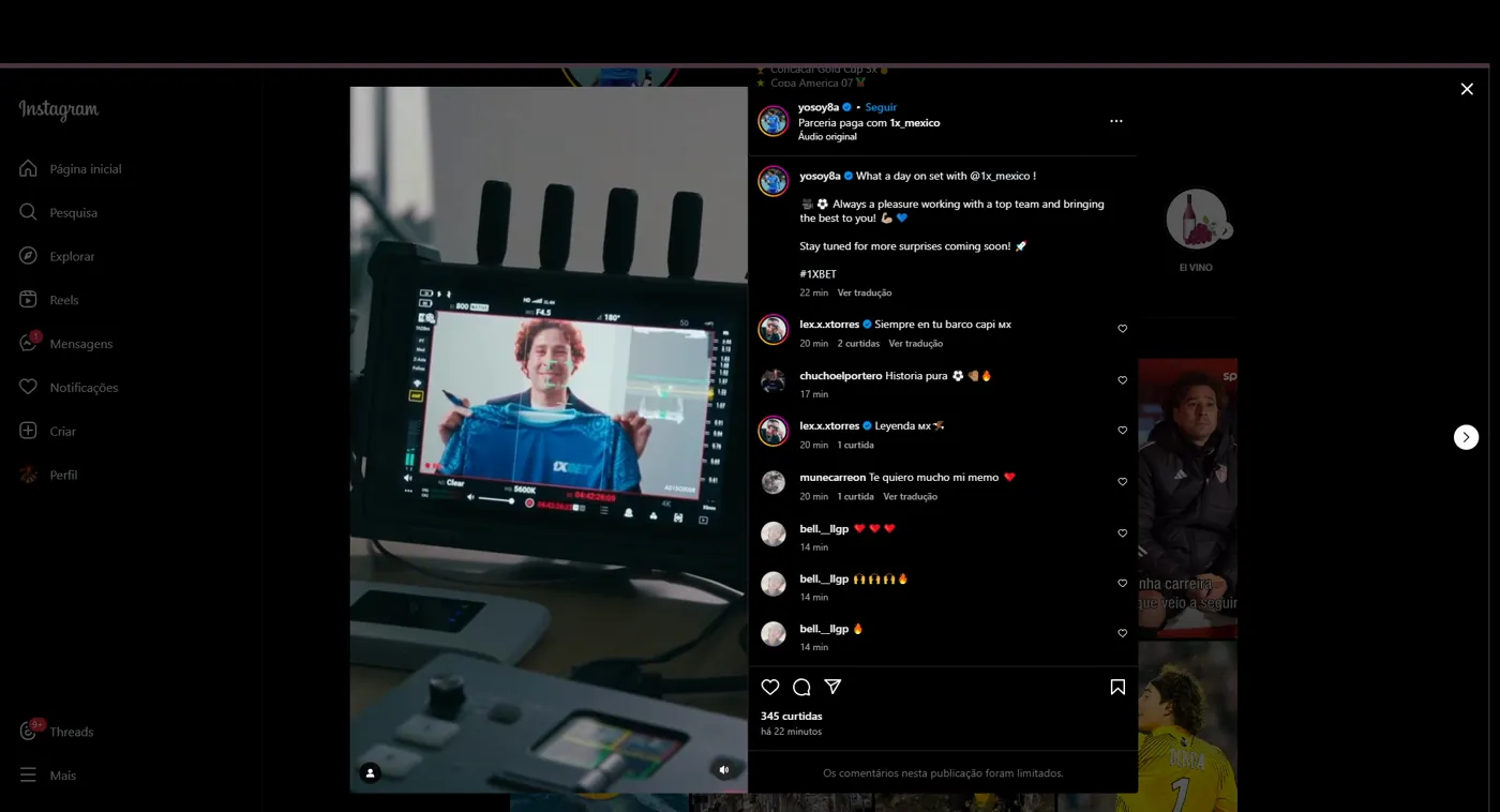 The campaign reel published on Instagram