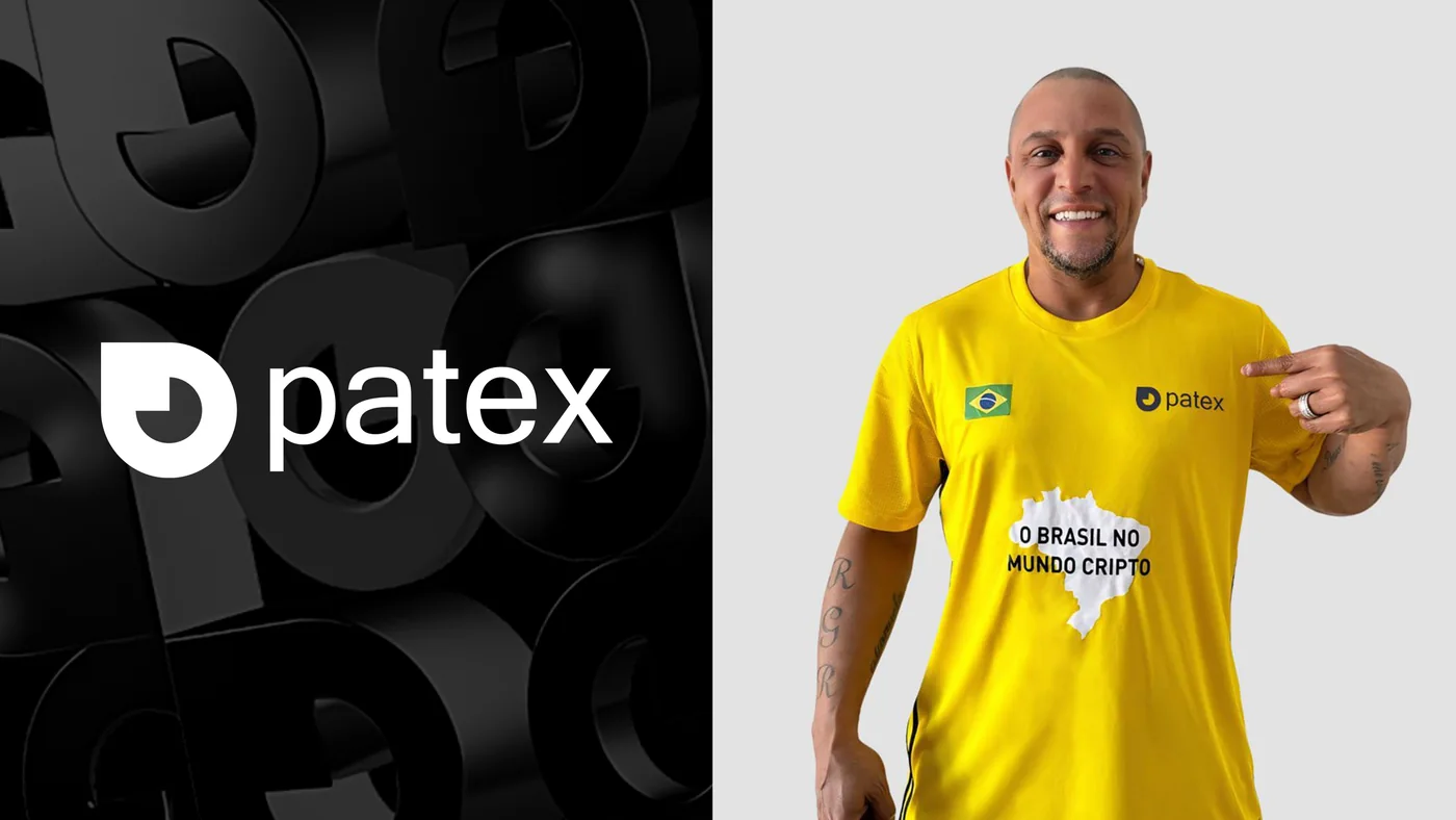 Roberto Carlos wearing the Patex shirt in the exchange campaign