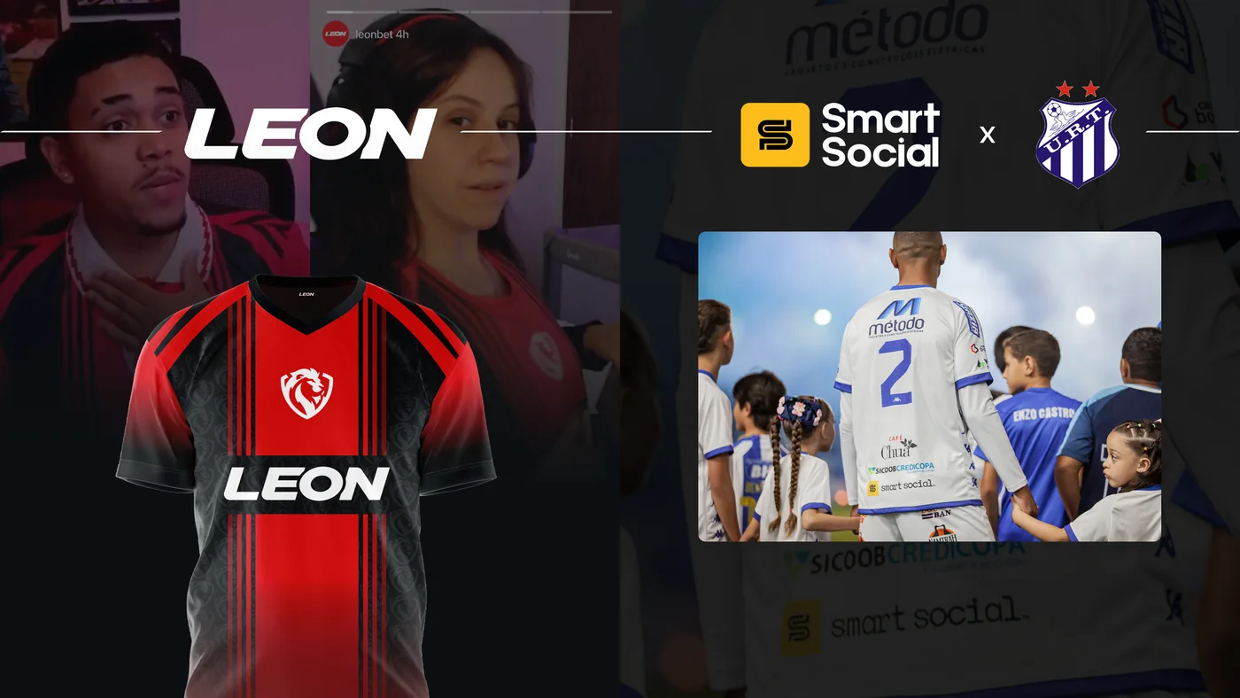 LEON kit and the Smart Social mark on the U.R.T. match shirt