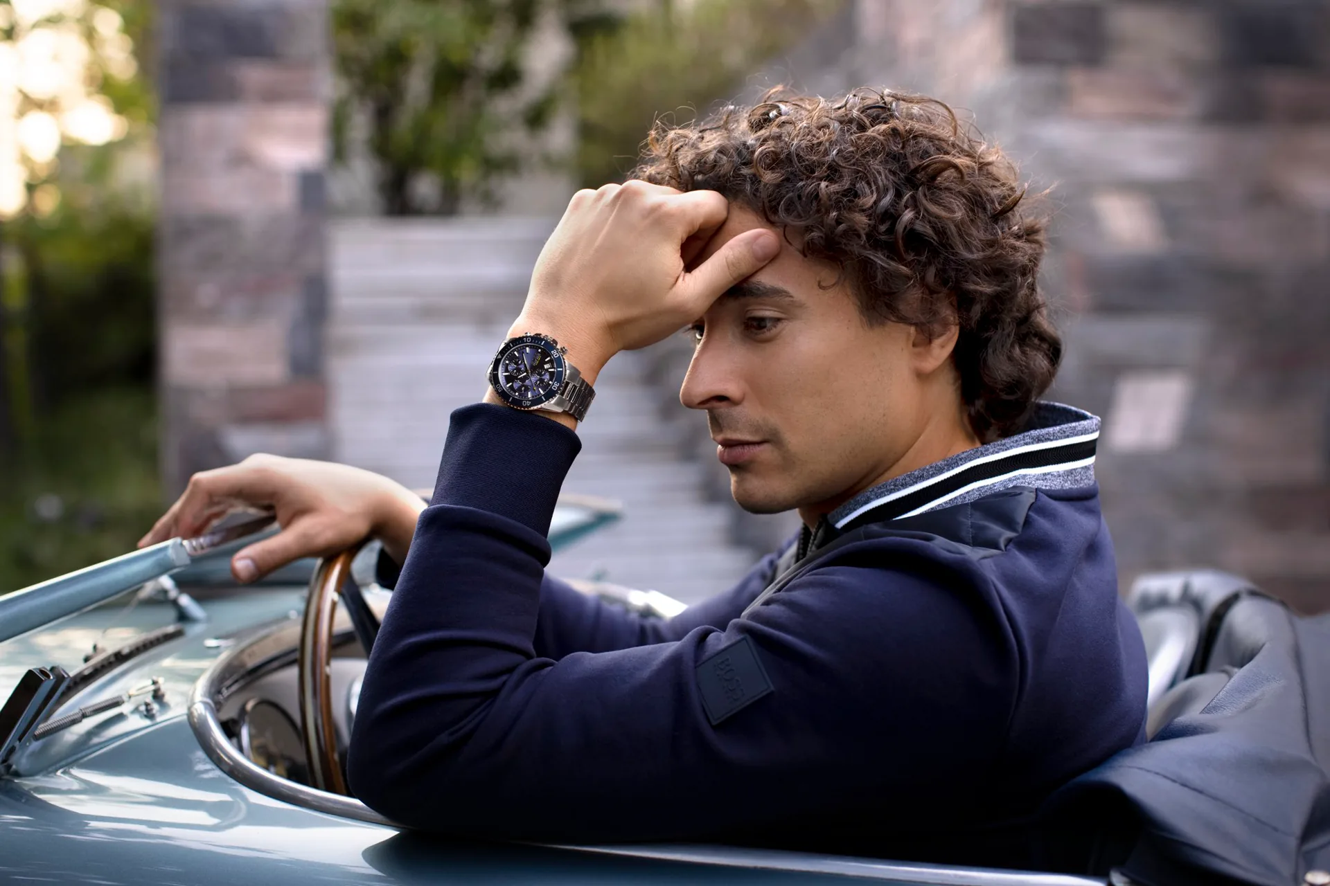 Athlete in a sponsorship campaign