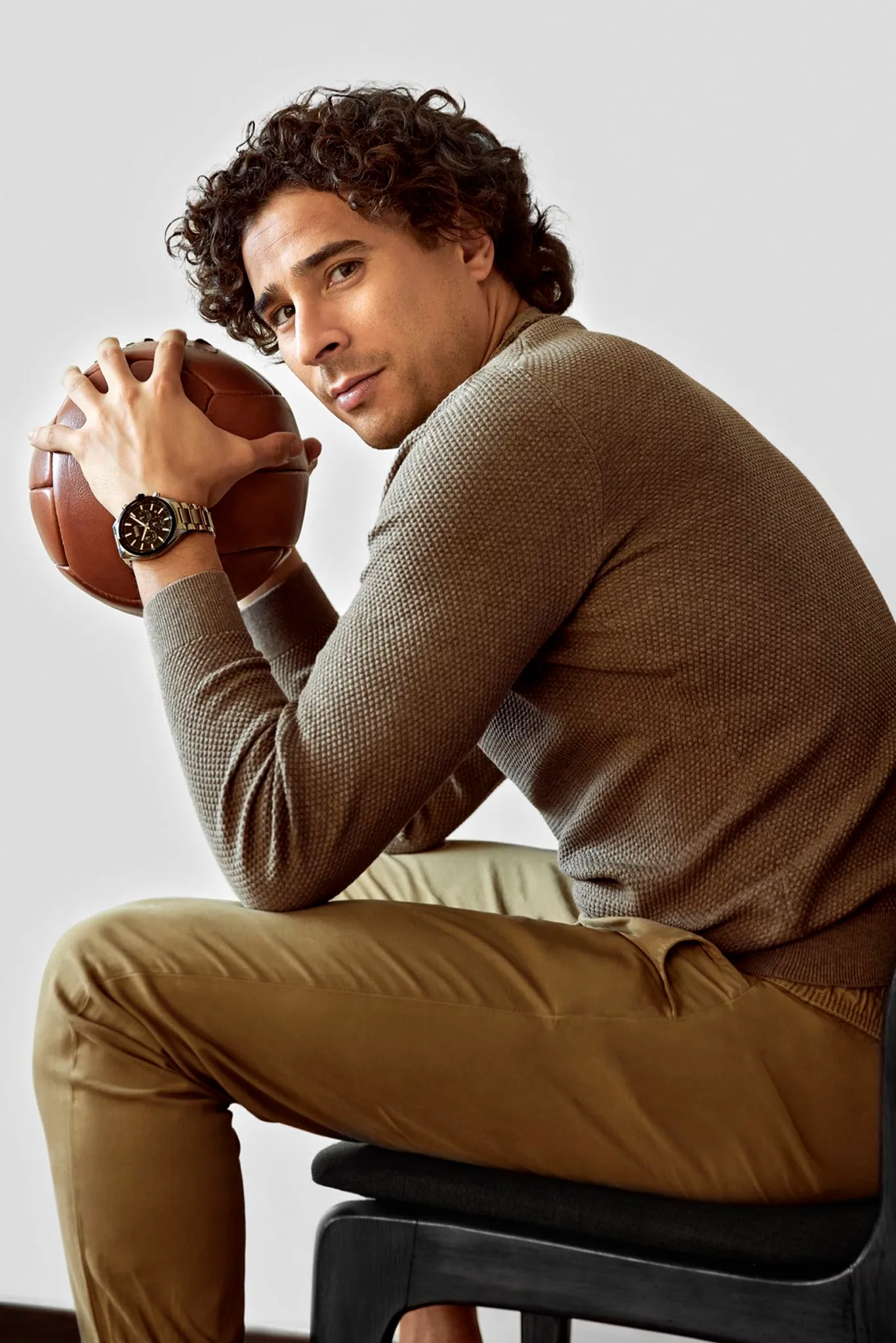 Athlete in a sponsorship campaign